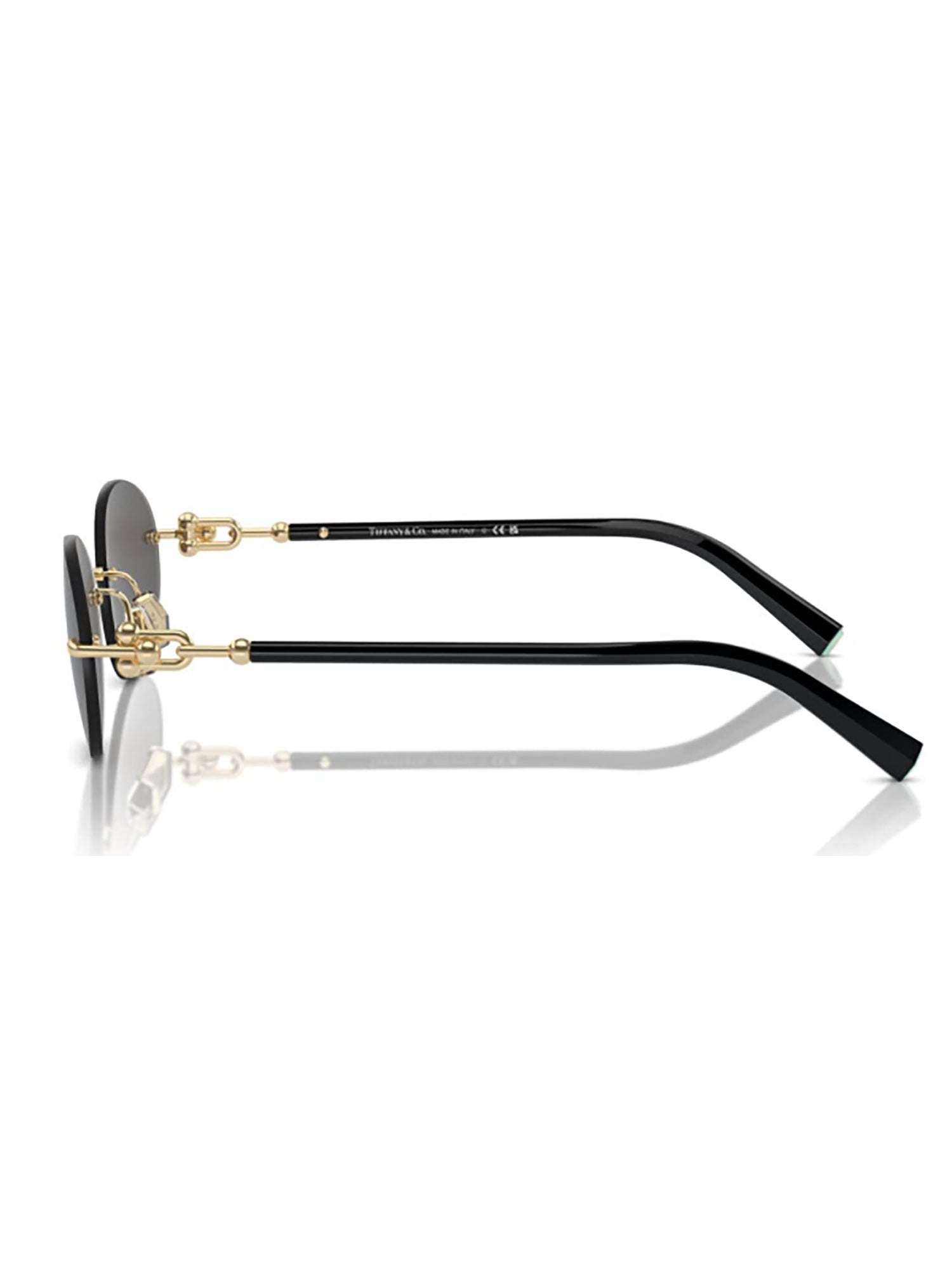 TIFFANY & CO. Sleek Metallic Sunglasses with 140mm Temples