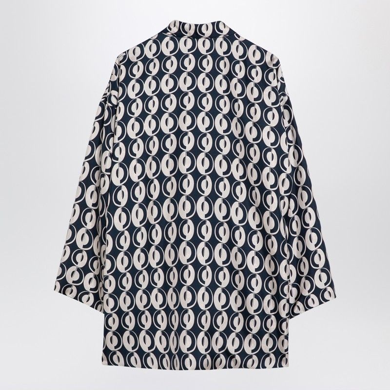 MAX MARA Reversible Patterned Silk Blouse - Women’s Mini Style