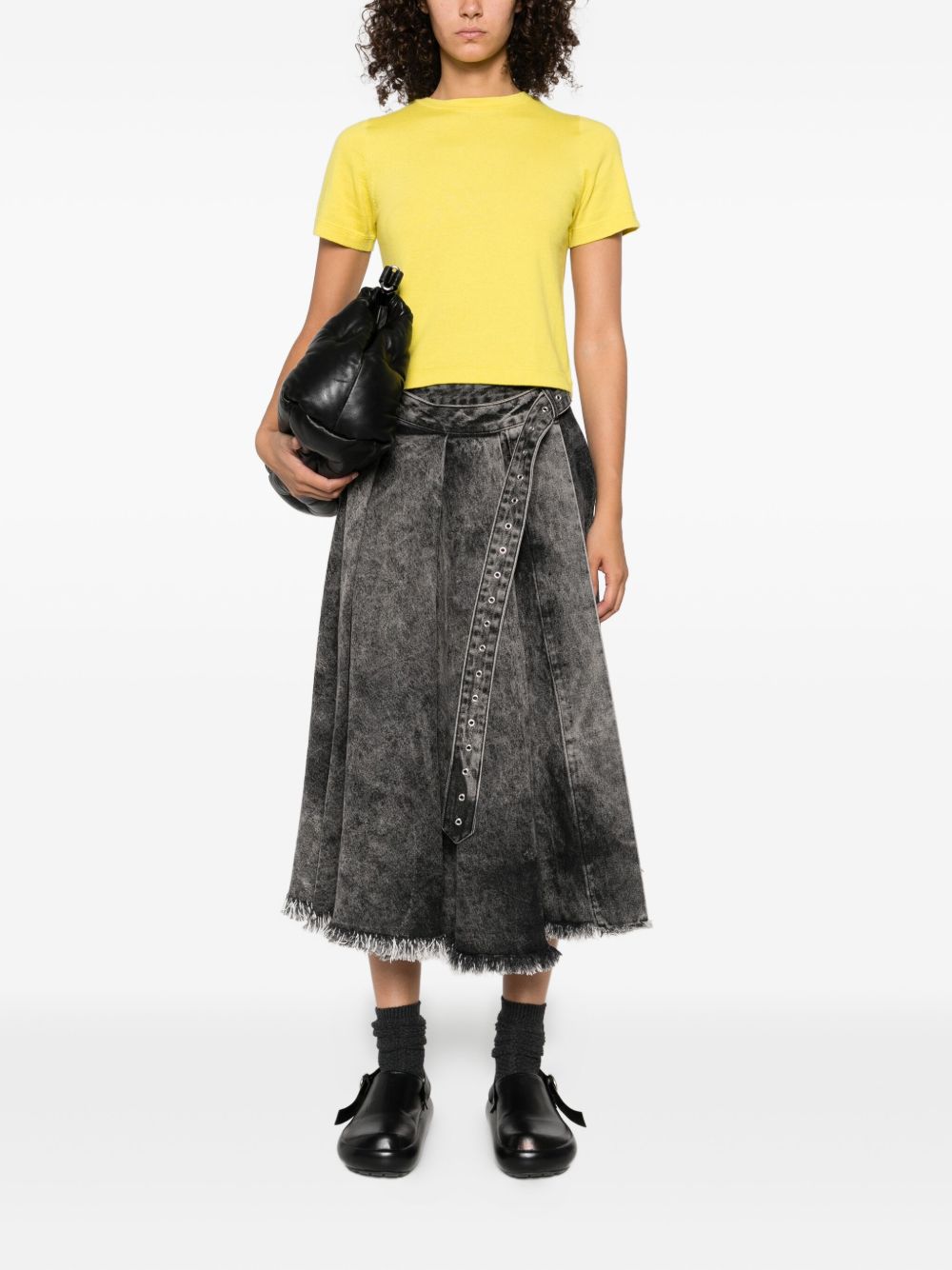 EXTREME CASHMERE Crew Neck Short Sleeve T-Shirt