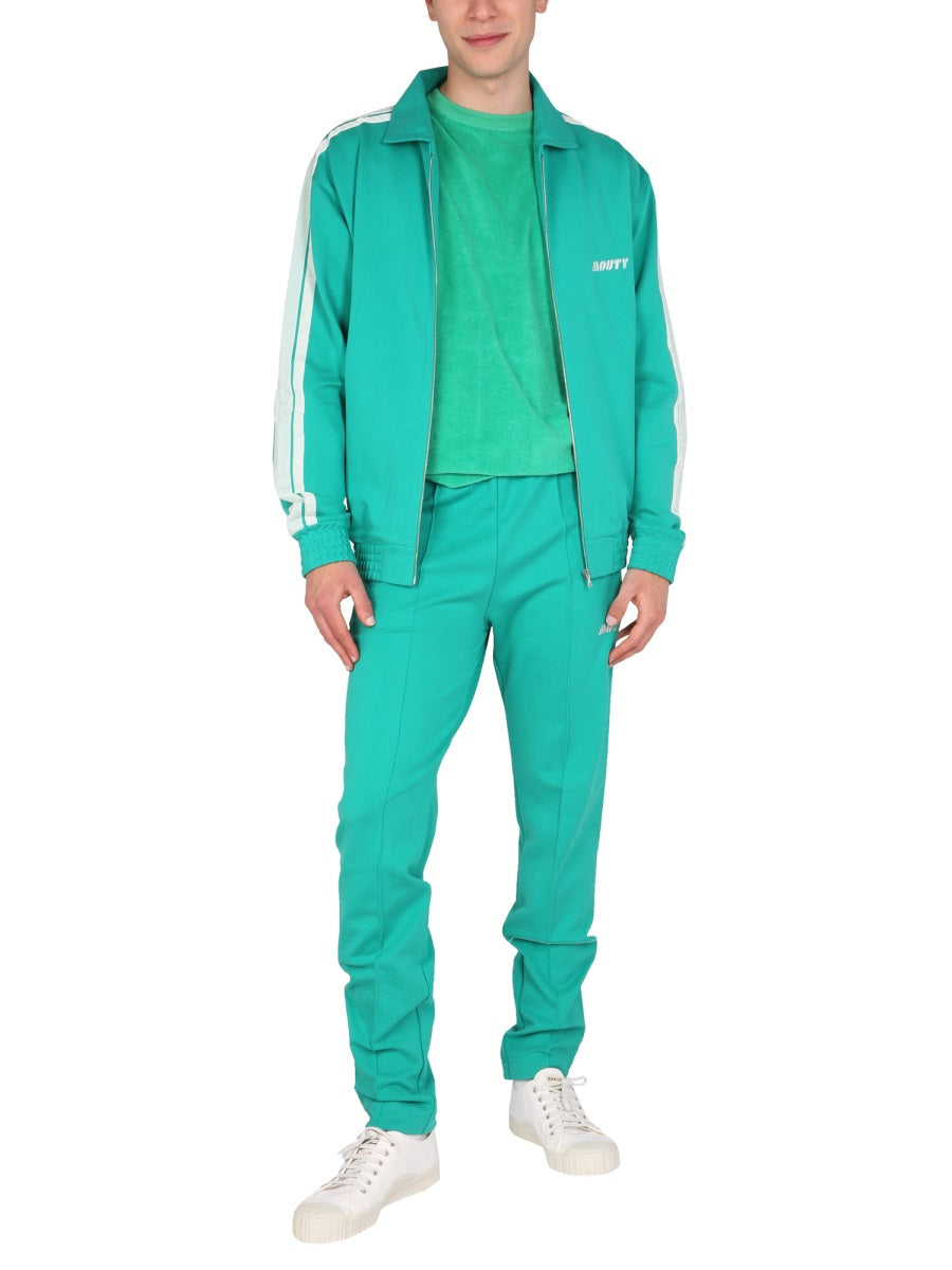 MOUTY Classic Collar Zip Sweatshirt for Men