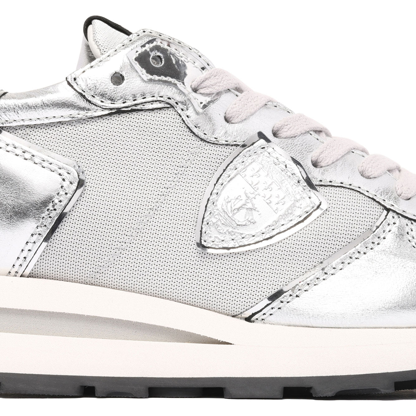 PHILIPPE MODEL PARIS Women’s Leather Sneakers - Metallic Finish