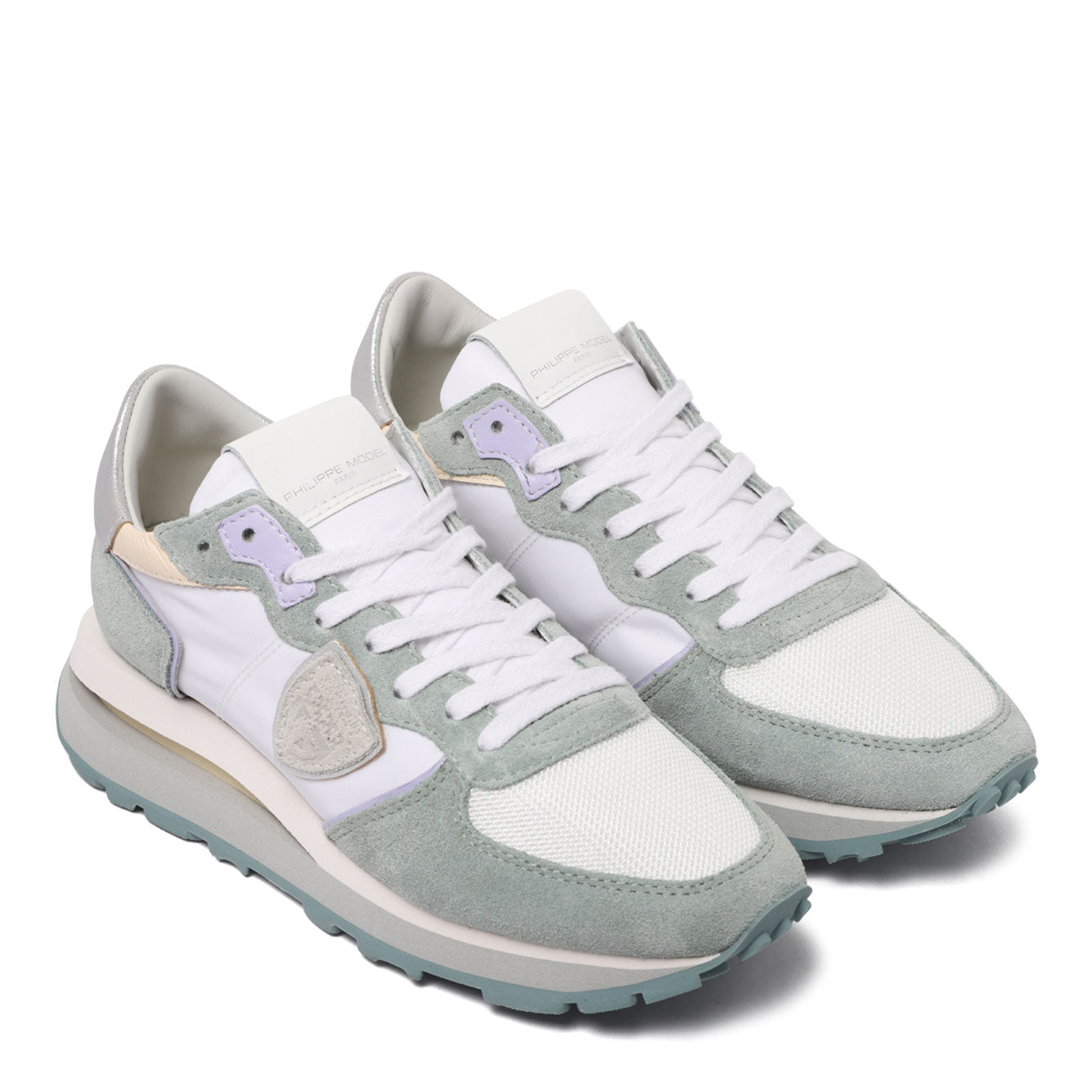 PHILIPPE MODEL PARIS Mondial Pop Leather Sneakers for Women - FW25