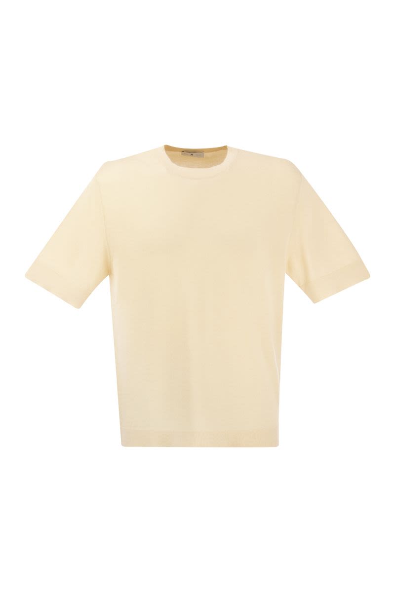 PT01 Luxury Cotton and Silk T-Shirt for Men