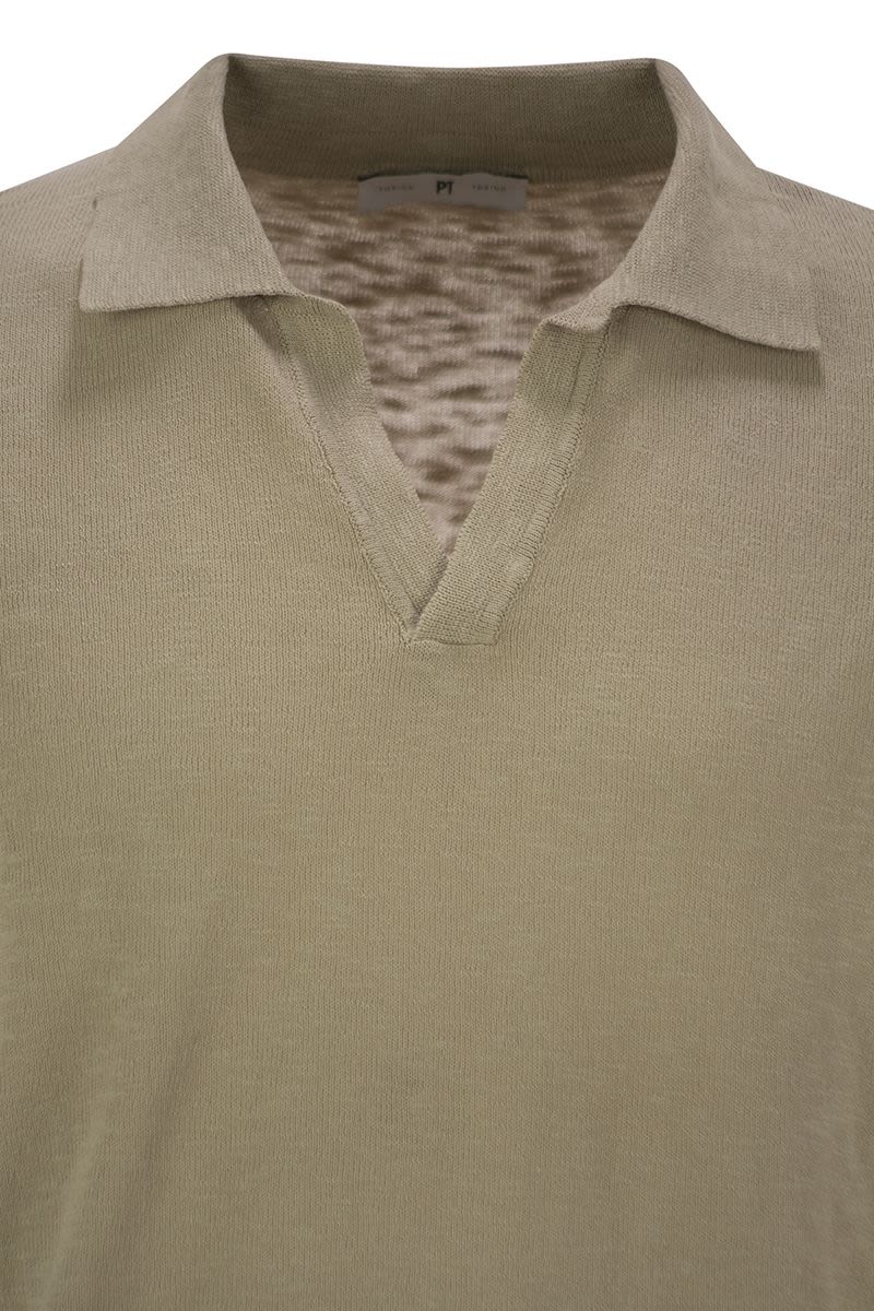 PT TORINO Lightweight Cotton Polo Shirt - Slim Fit