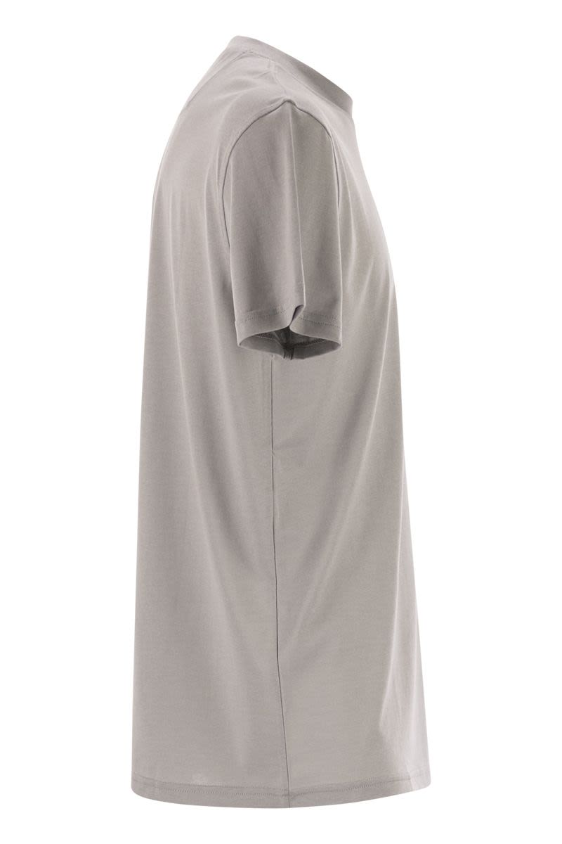 PT TORINO Luxurious Cotton and Silk T-Shirt for Men - Regular Fit