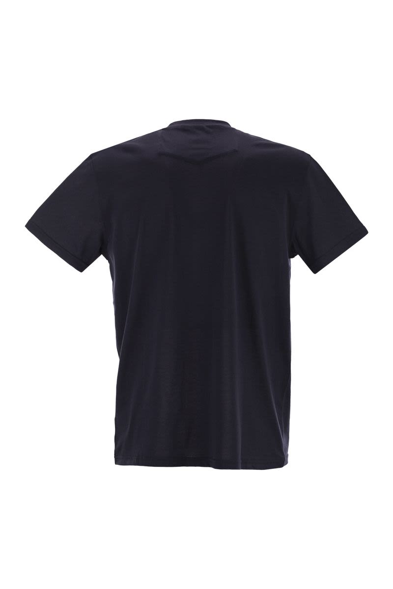 PT TORINO Silk and Cotton T-Shirt Knit for Men
