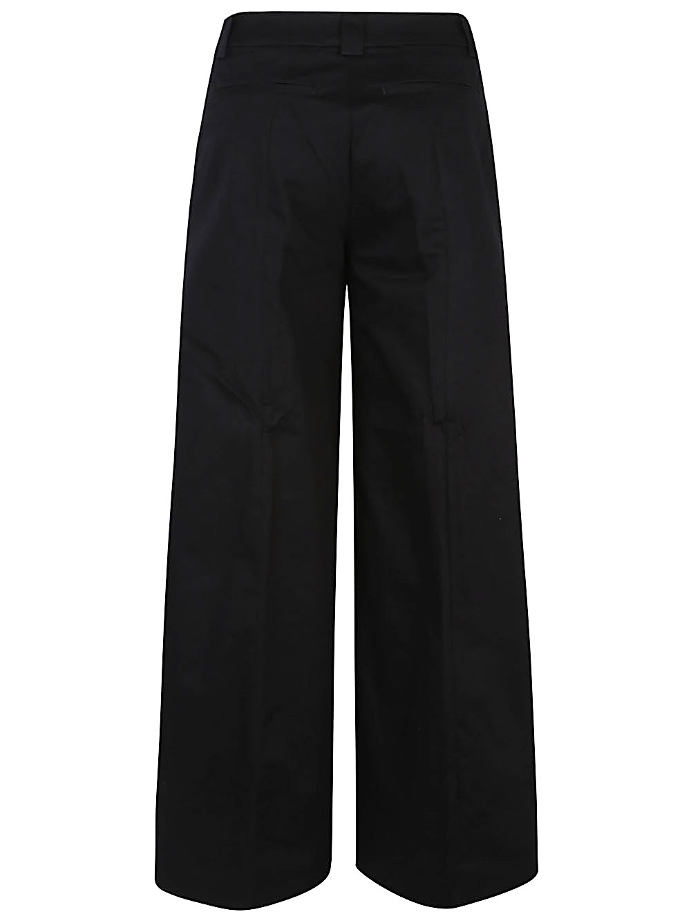 THE LATEST High Waist Wide Leg Cotton Trousers
