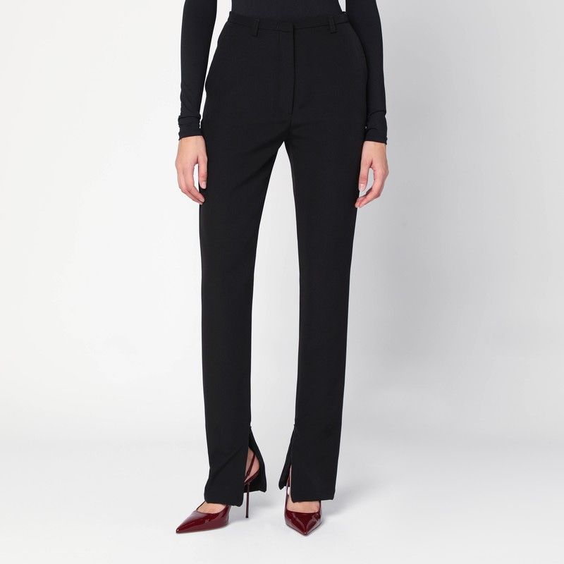 THE LATEST High Waist Trousers with Zipped Slits