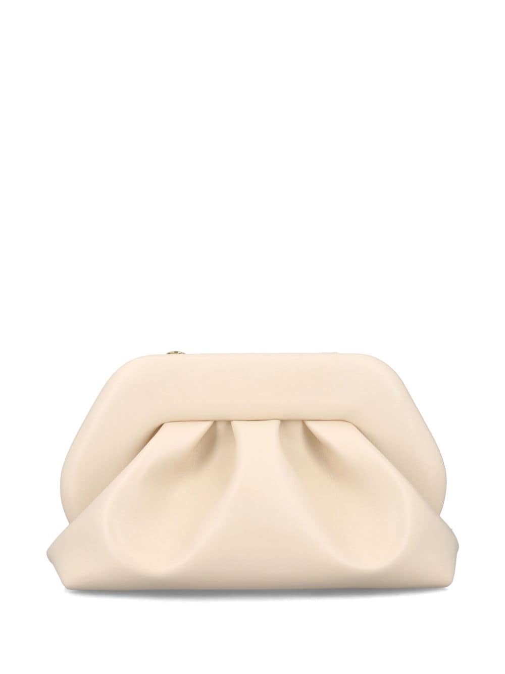 THEMOIRè Gathered Detail Mini Clutch with Detachable Shoulder Strap