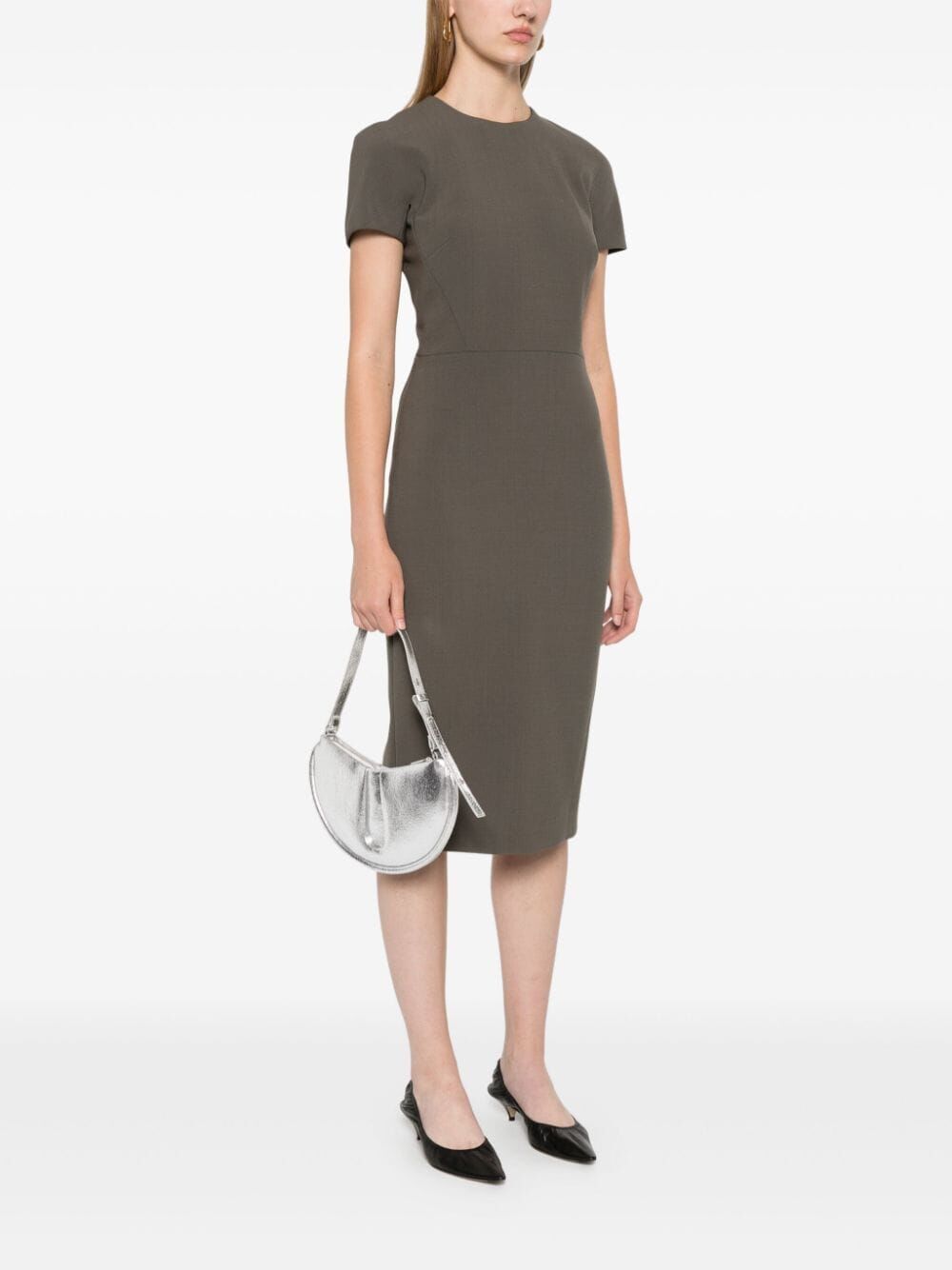 THEMOIRè Mini Metallic Crossbody Handbag