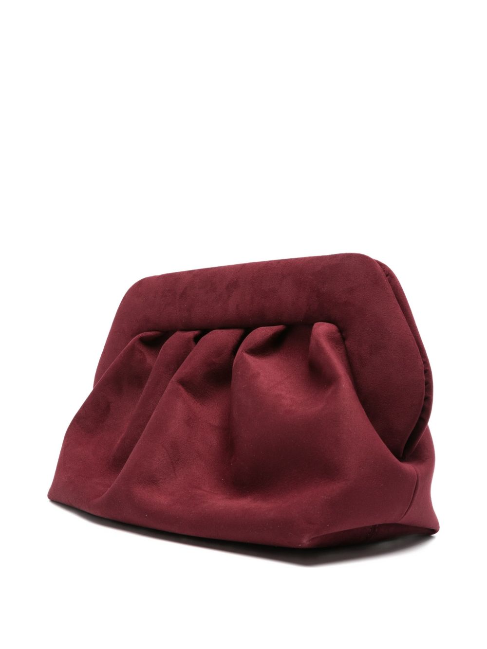 THEMOIRè Mini Suede Clutch with Detachable Shoulder Strap