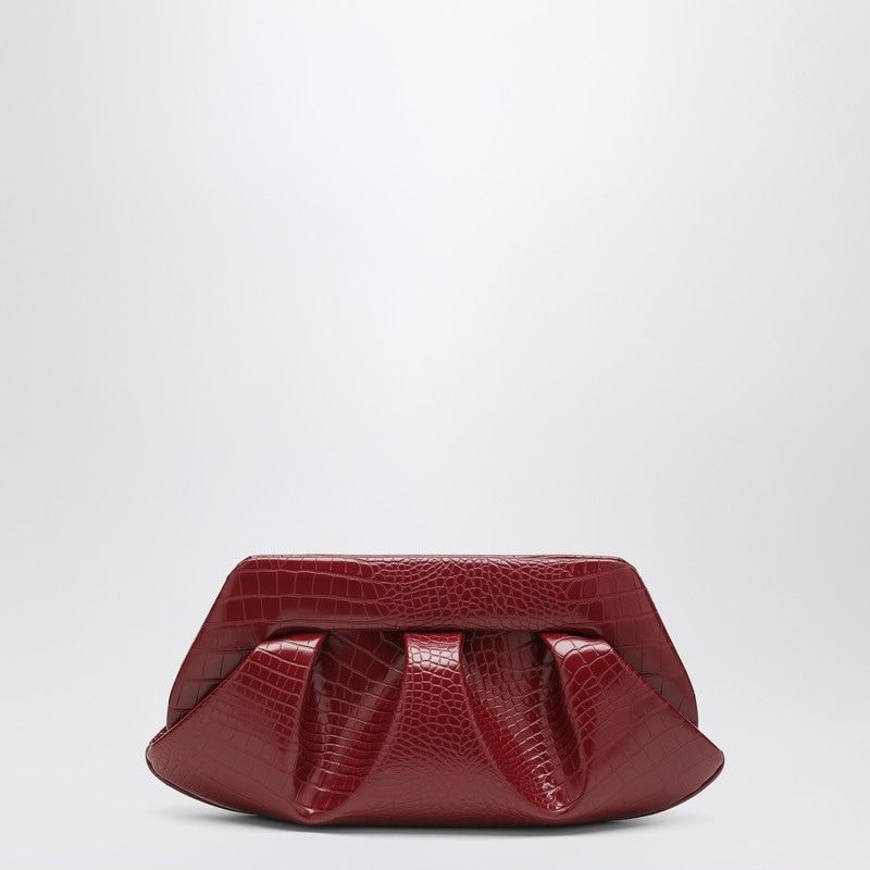 THEMOIRè Mini Crocodile Effect Clutch