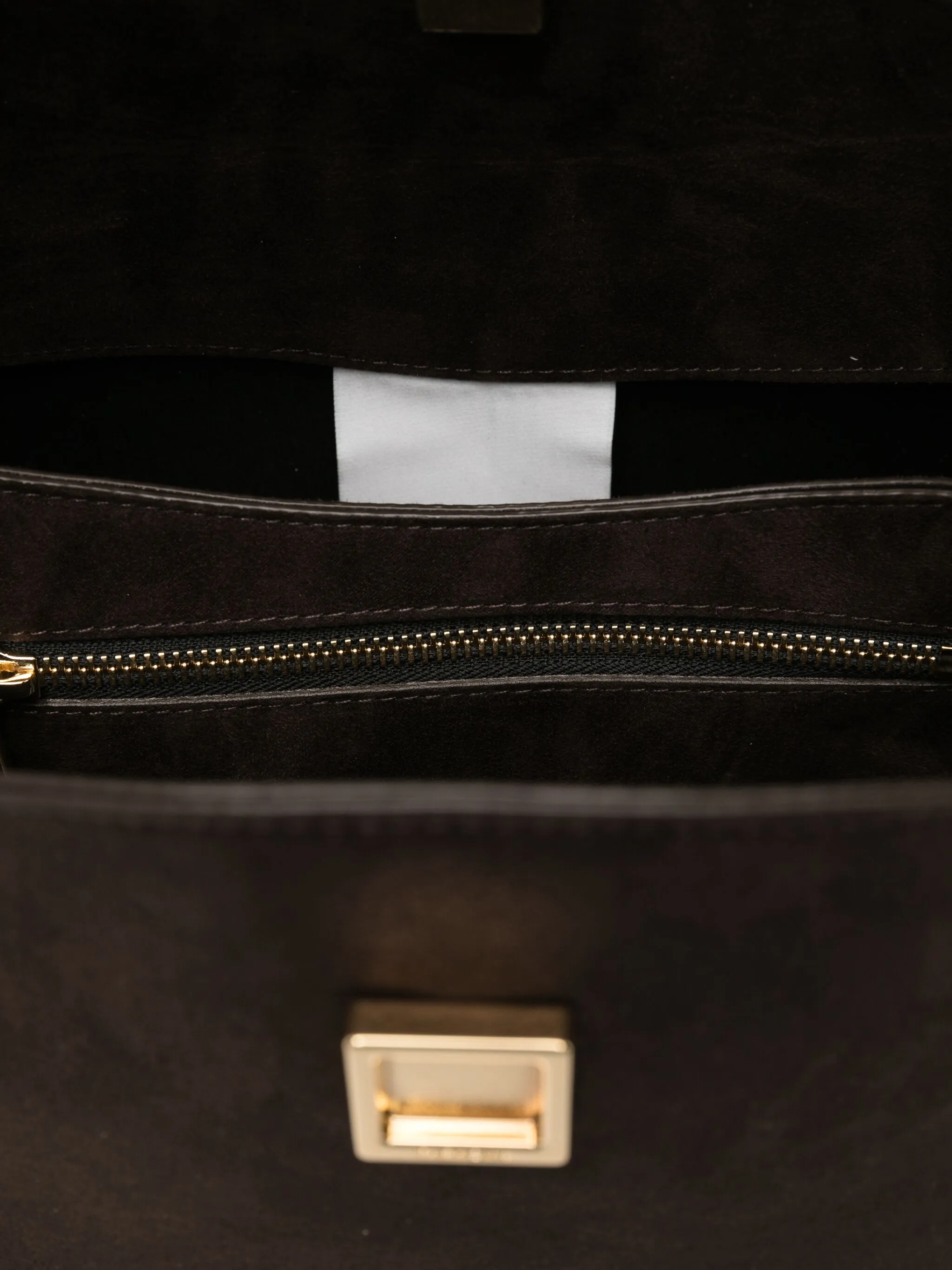 THEMOIRè Suede Eudora Shoulder and Crossbody Handbag