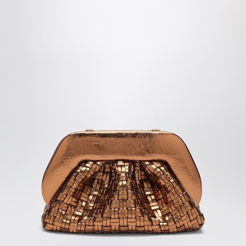 THEMOIRè Mini Woven Laminated Clutch