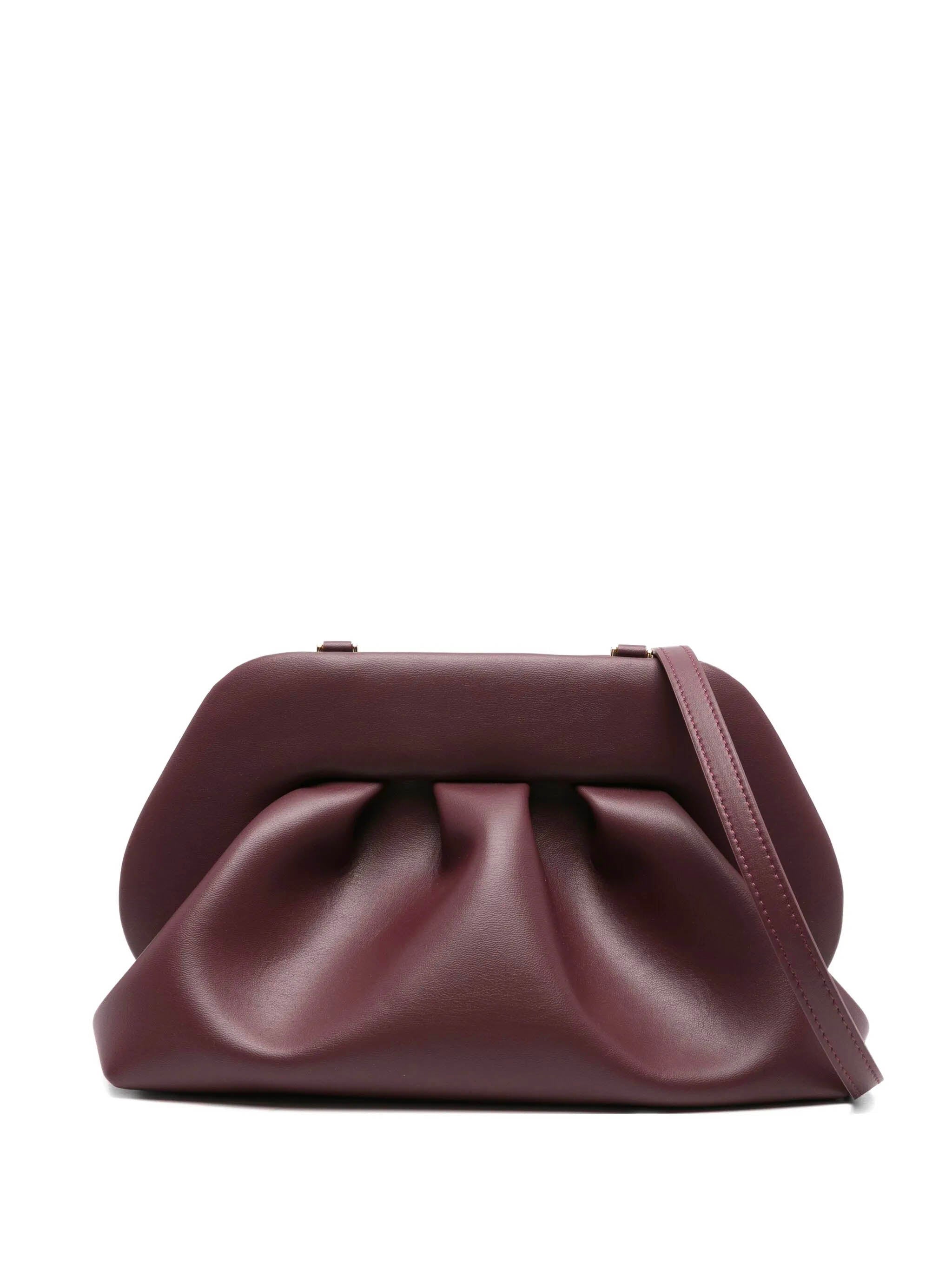 THEMOIRè Mini Pleated Clutch with Detachable Strap
