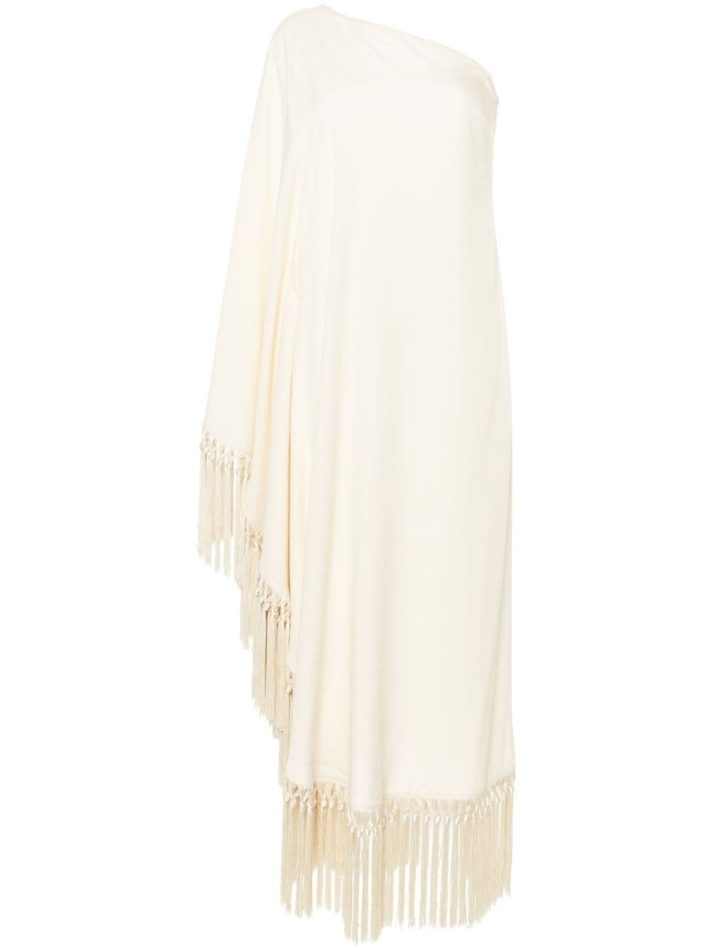 TALLER MARMO Fringed One-Shoulder Long Dress