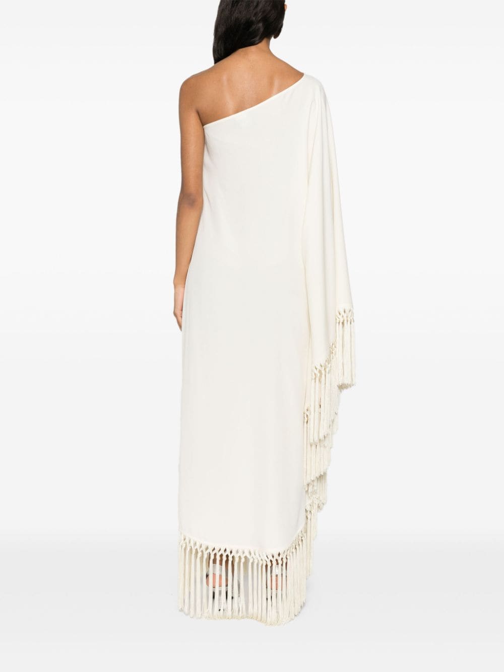 TALLER MARMO Fringed One-Shoulder Long Dress