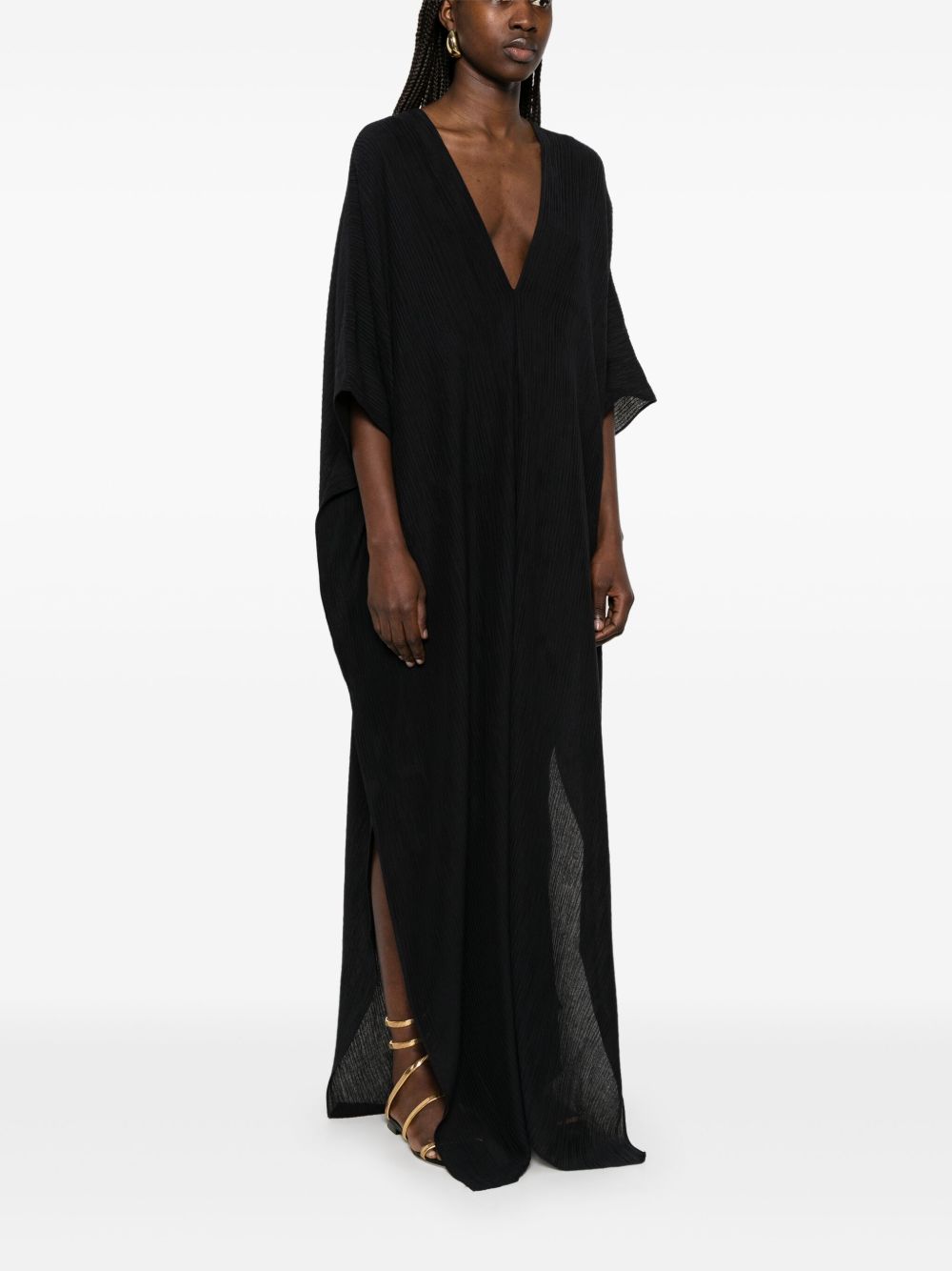 TALLER MARMO Elegant Kaftan Dress with Rear Tie Fastening
