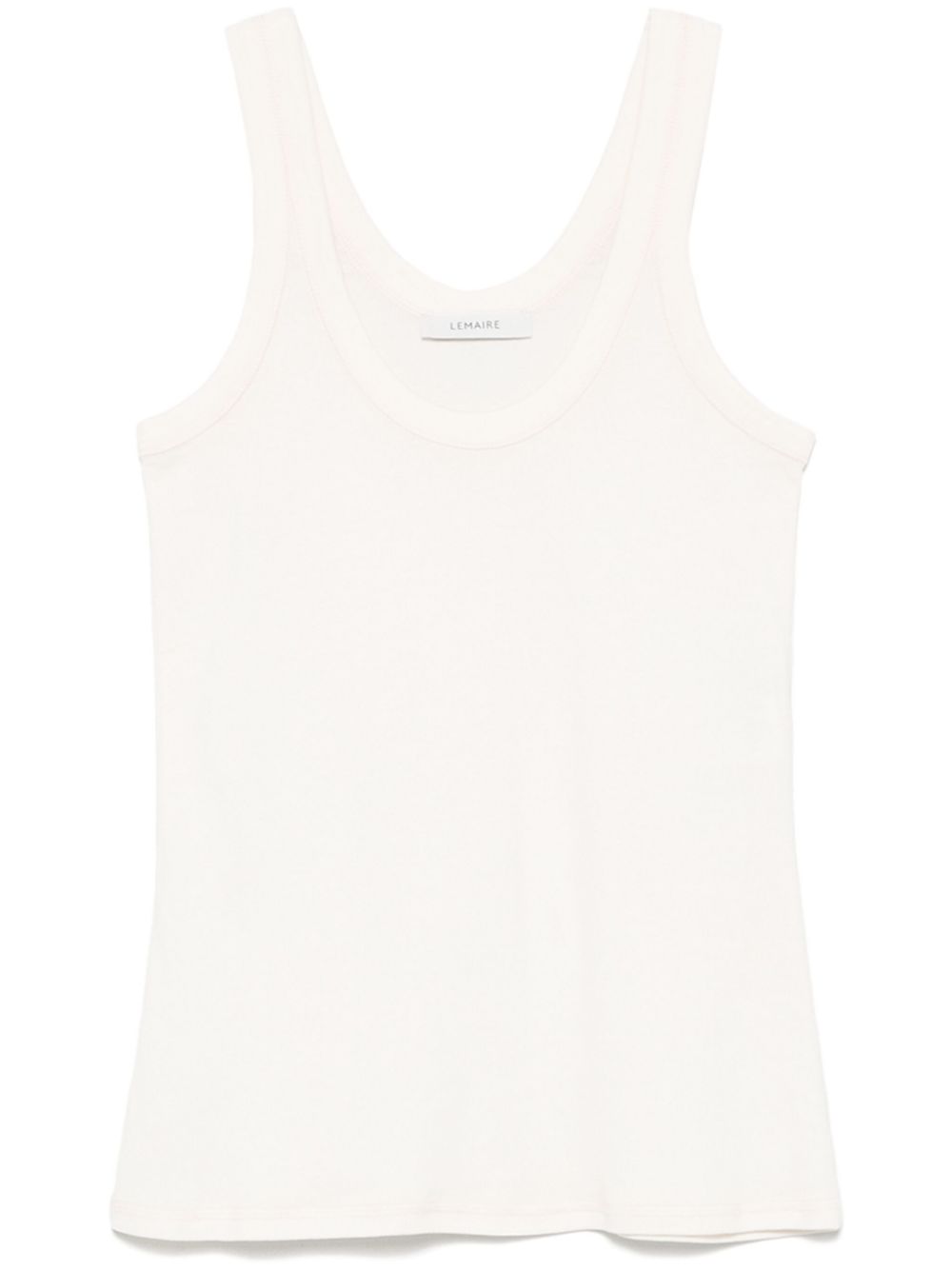 LEMAIRE Cream Cotton Rib Tank Top - Women’s
