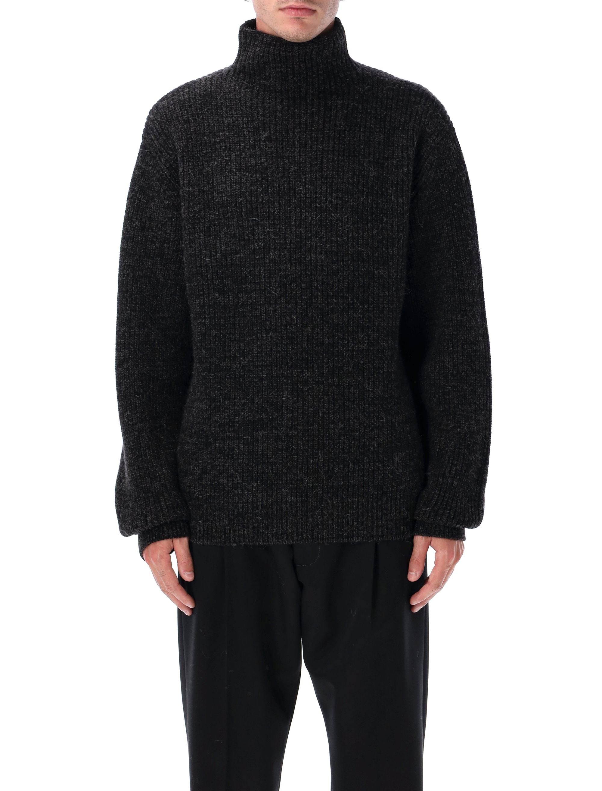 LEMAIRE High Neck Oversized Yak Alpaca Sweater - Size L