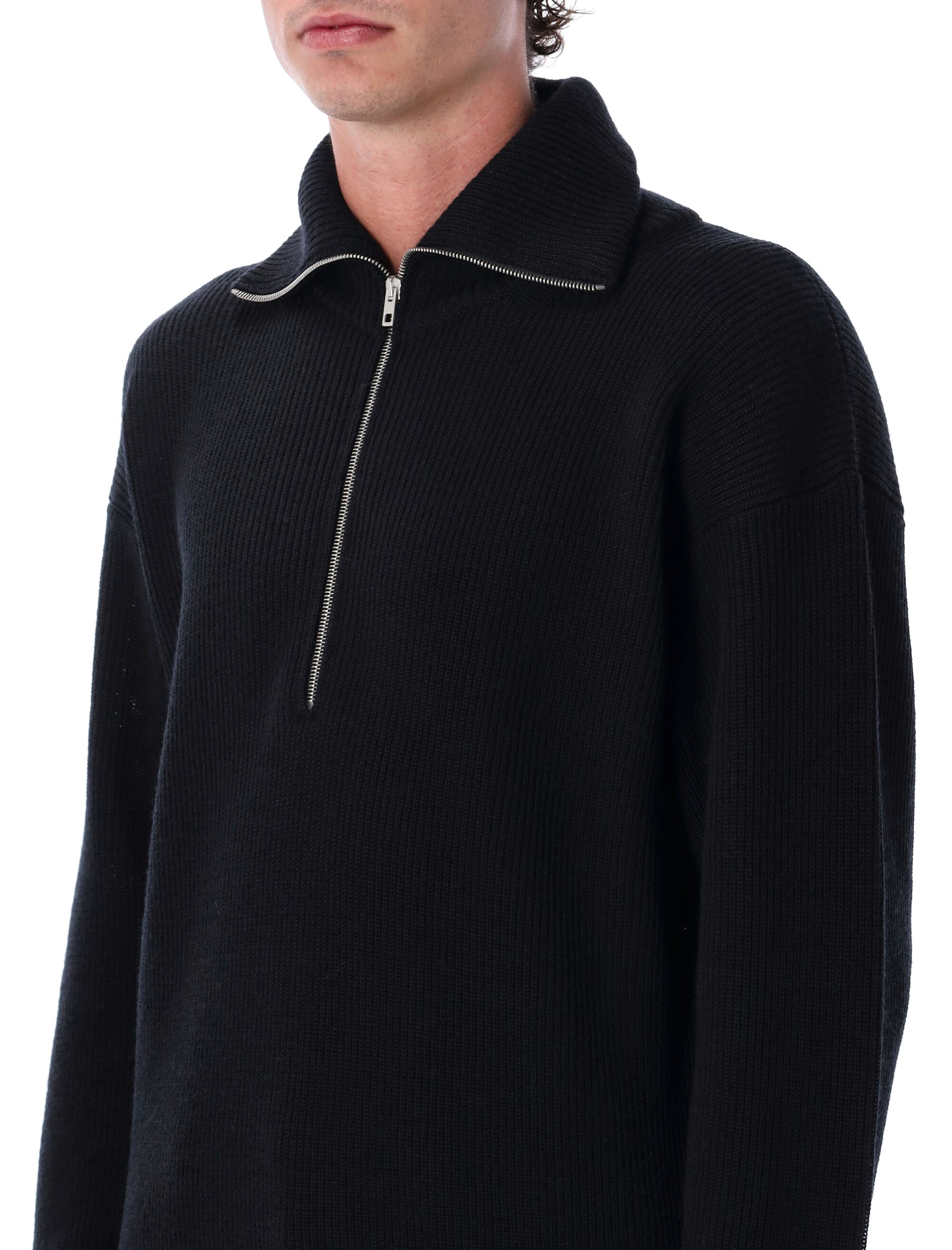 LEMAIRE Men's Wool Zip Sweater