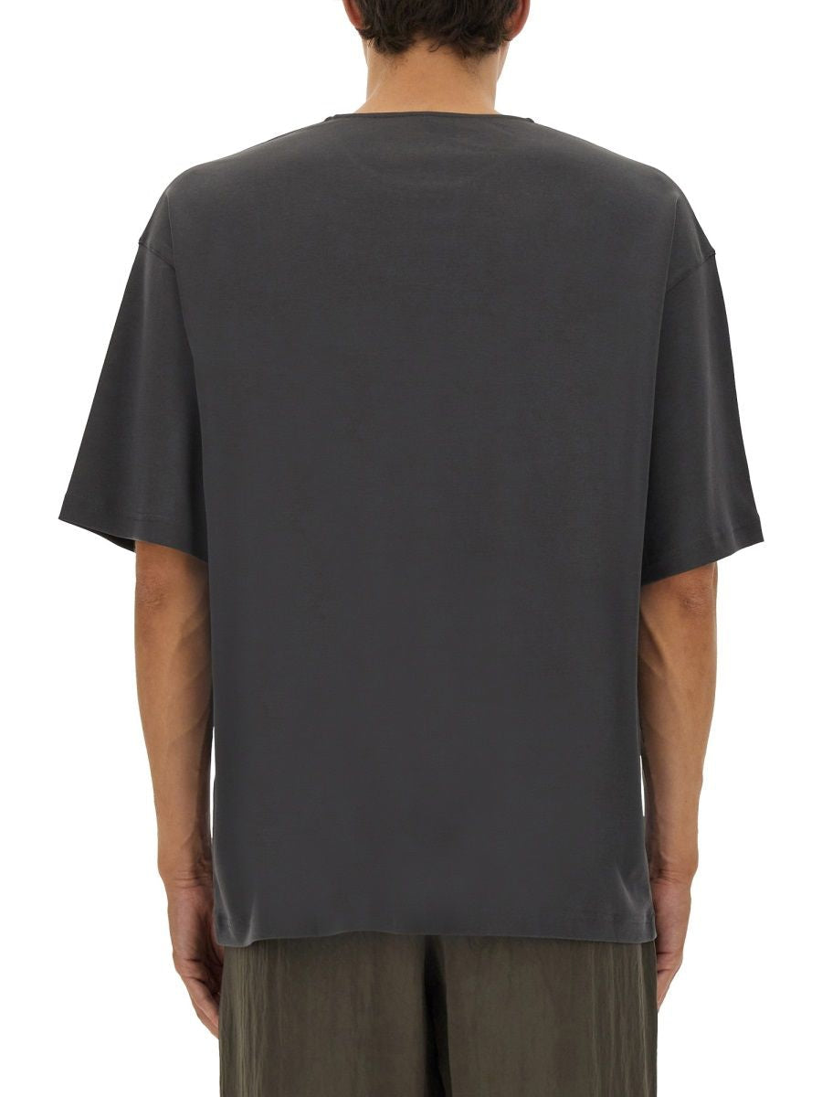LEMAIRE Cotton and Silk Crewneck T-Shirt