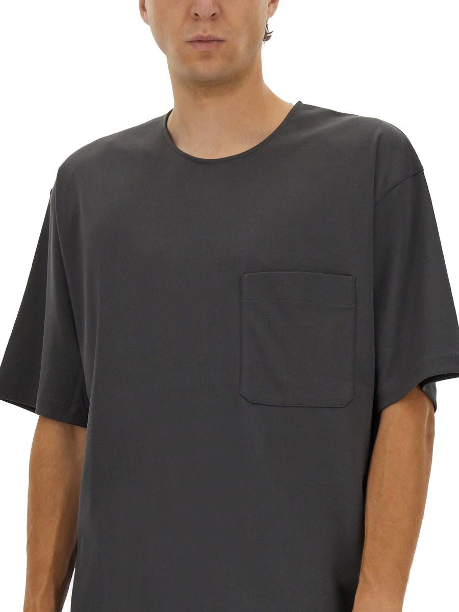 LEMAIRE Cotton and Silk Crewneck T-Shirt