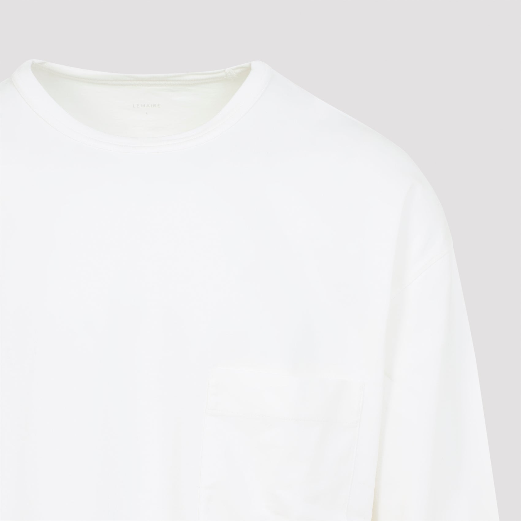 LEMAIRE Men's Long Sleeve Cotton T-Shirt