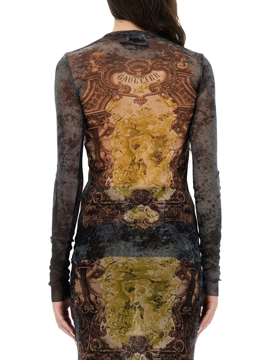 JEAN PAUL GAULTIER Stylish Medallion Top - Size S