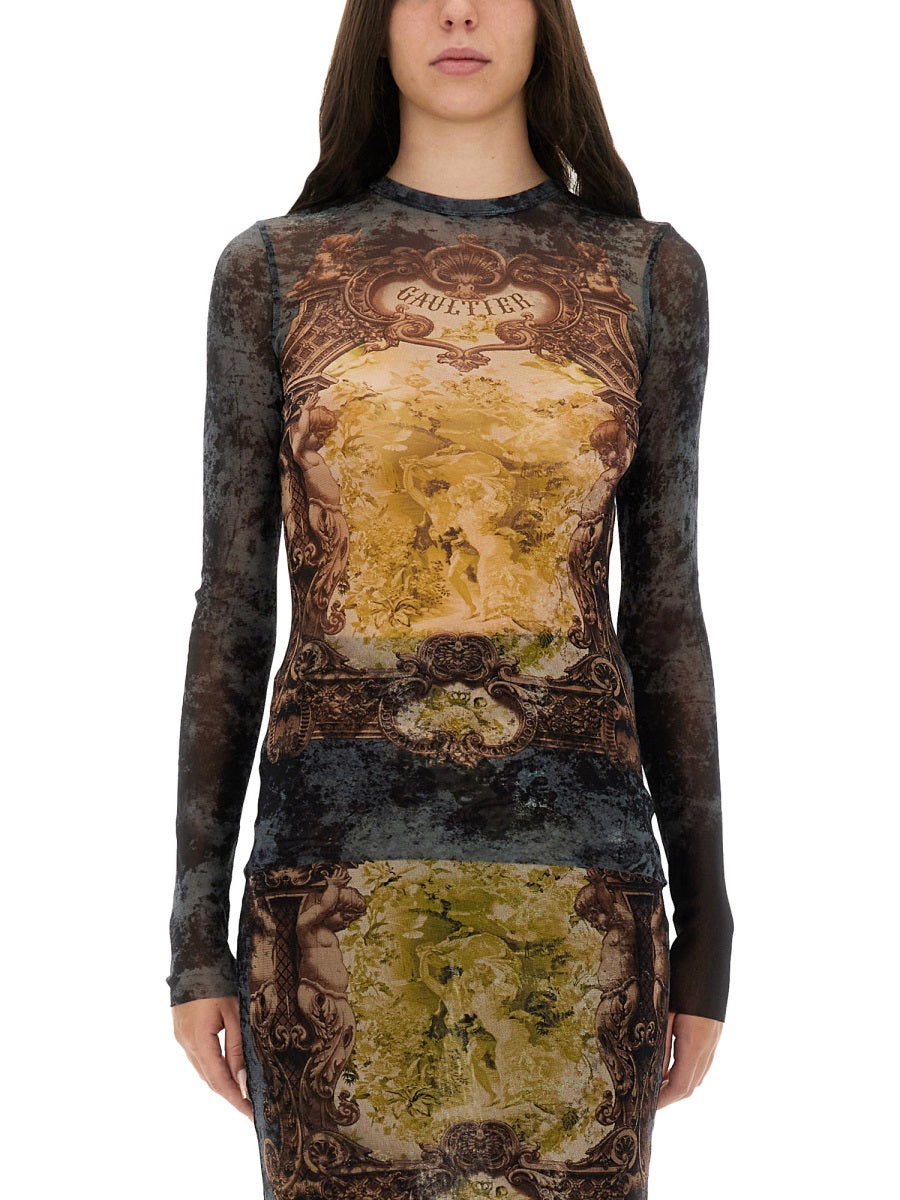 JEAN PAUL GAULTIER Stylish Medallion Top - Size S