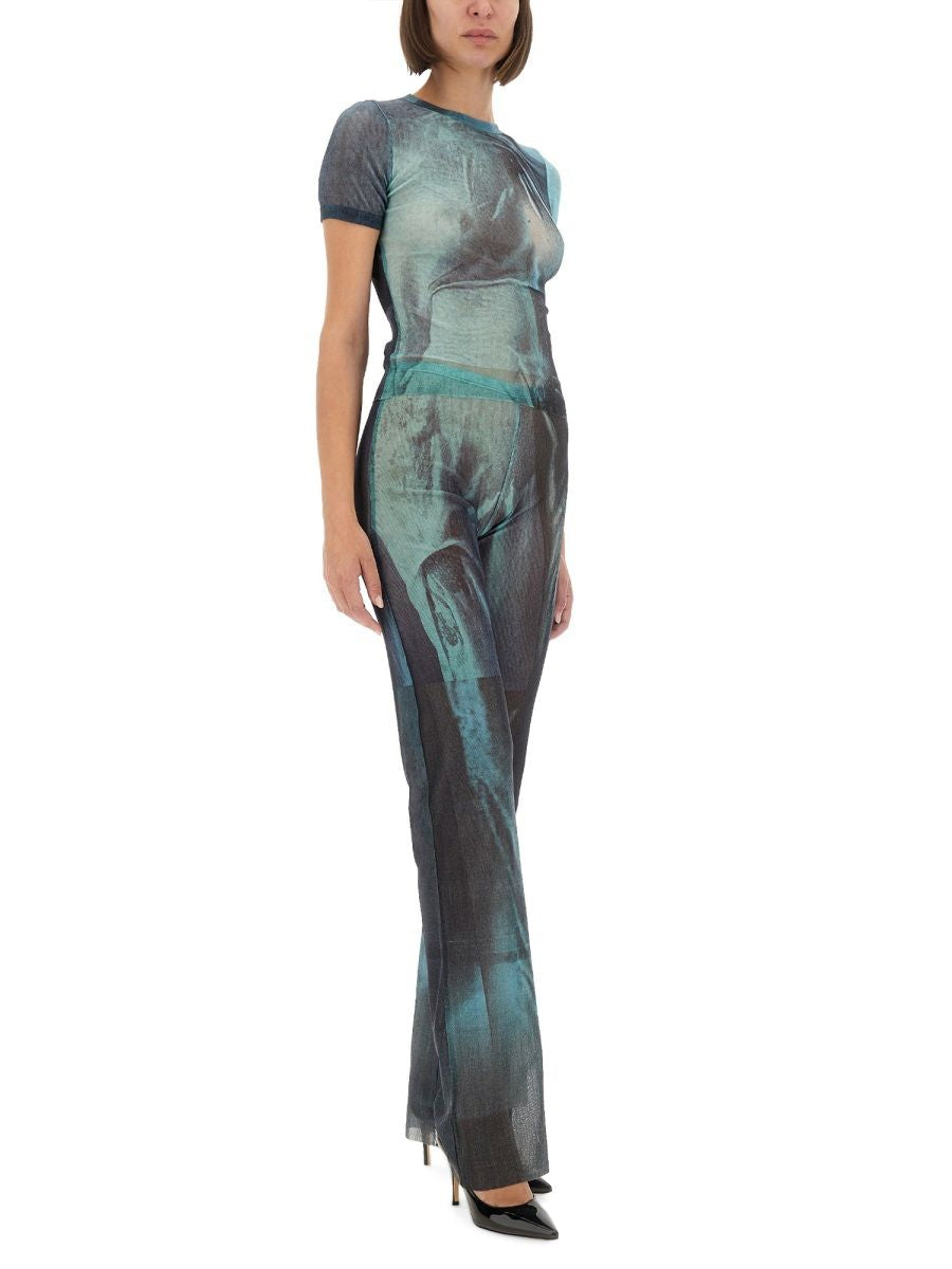 JEAN PAUL GAULTIER Multicolour Polyamide T-Shirt for Women