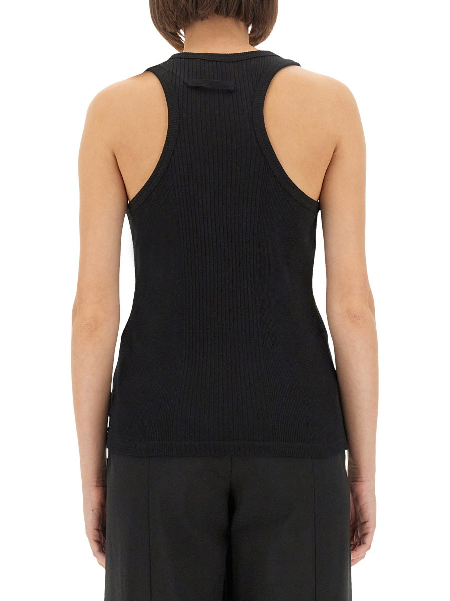 JEAN PAUL GAULTIER Tank Top with Piercing Detail - FW25