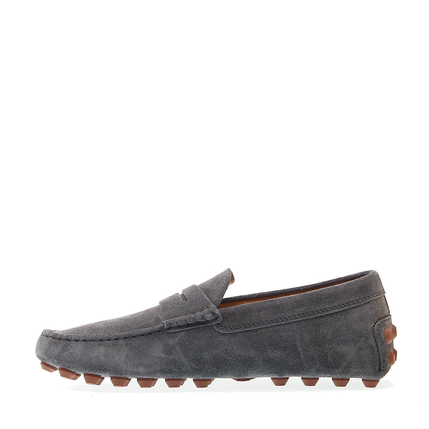 TOD'S Trendy Suede Bubble Moccasins