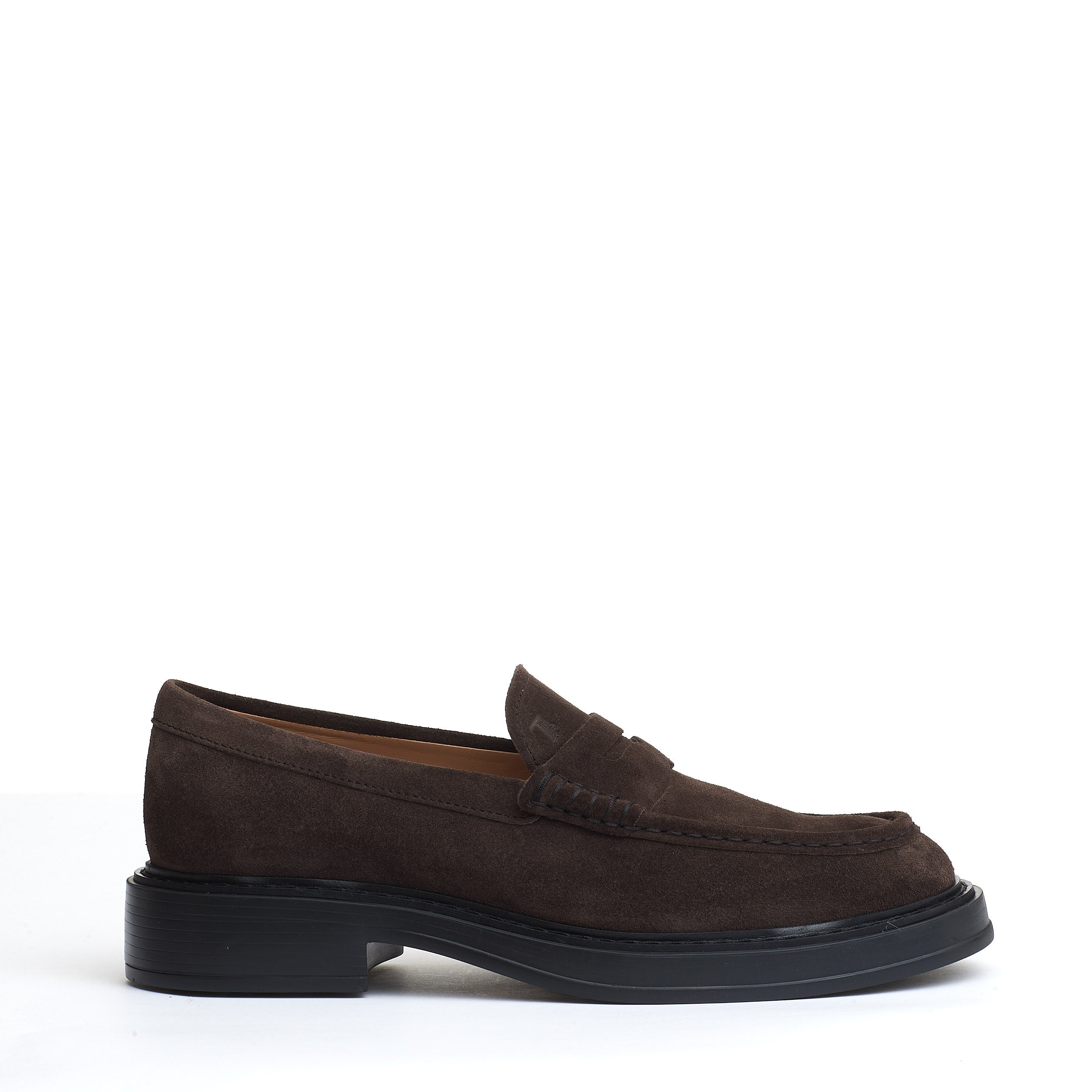 TOD'S Thick Sole Suede Loafers for Men