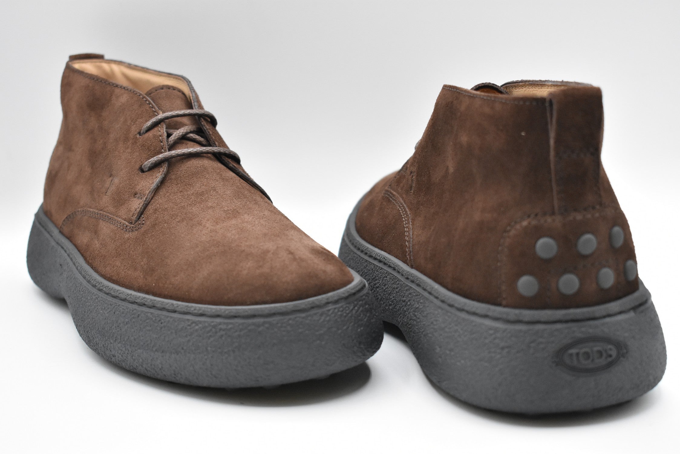 TOD'S Men's Classic Lace-Up Flat Shoes