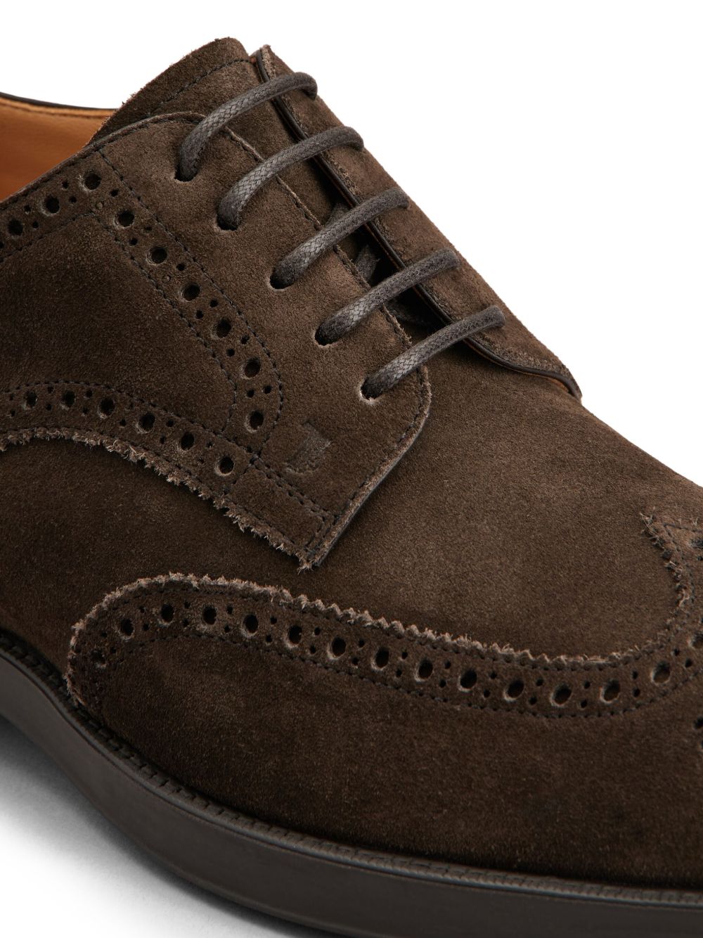 TOD'S Classic Lace-Up Suede Shoes for Men