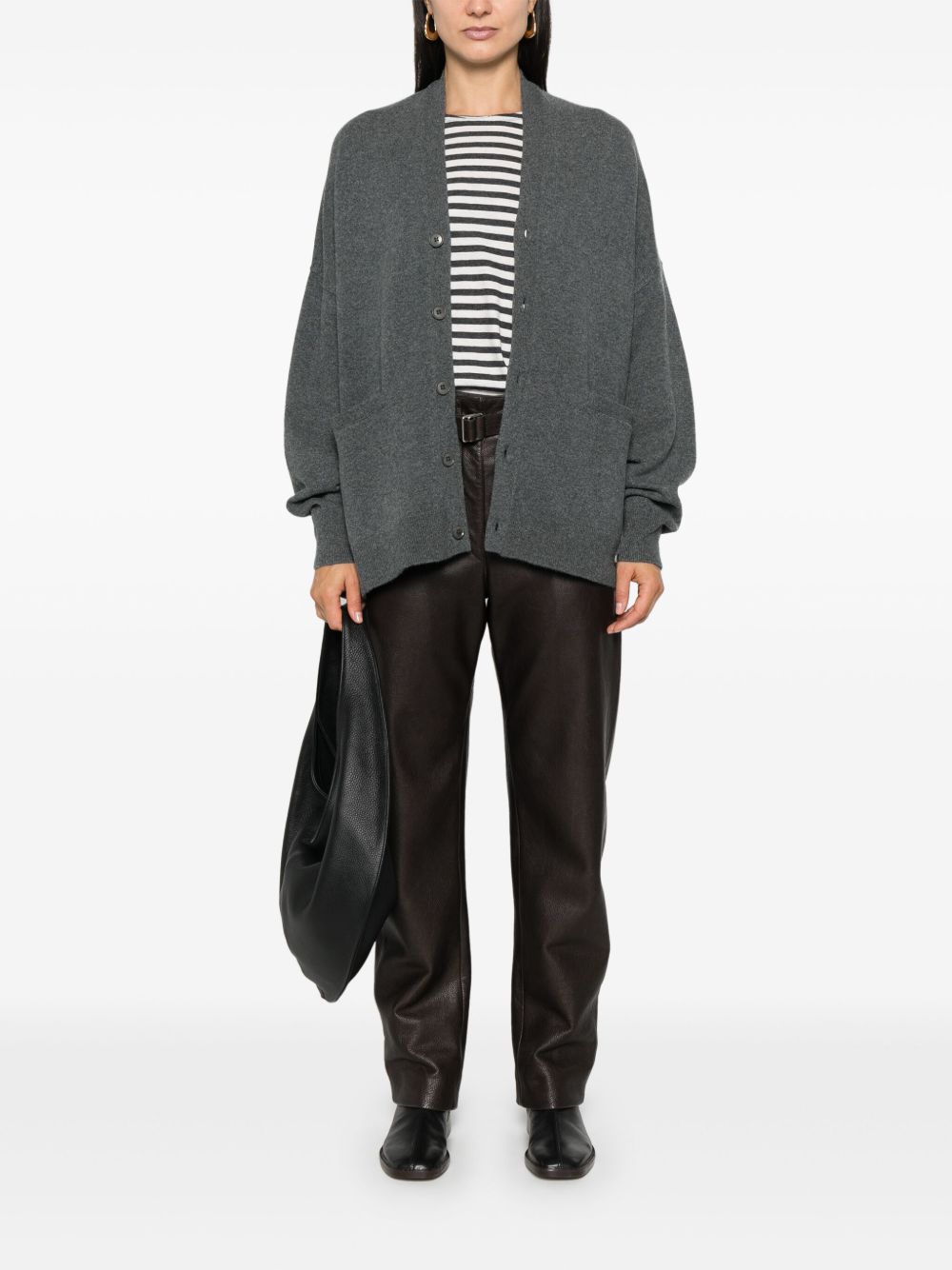 EXTREME CASHMERE Unisex Cashmere Blend Cardigan - Fall/Winter 2025