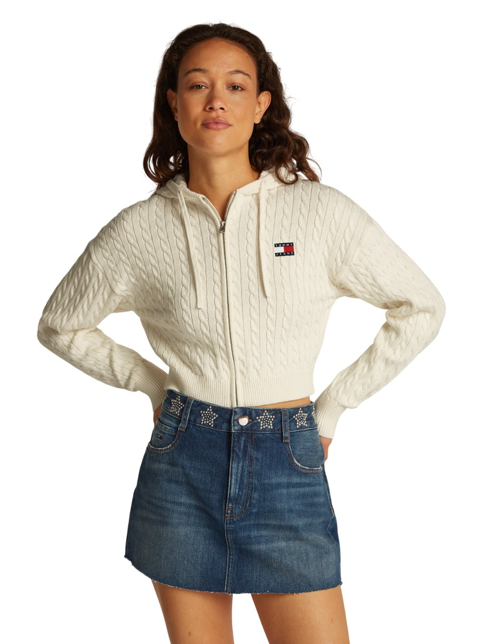 TOMMY JEANS Full-Zip Hoodie for Women