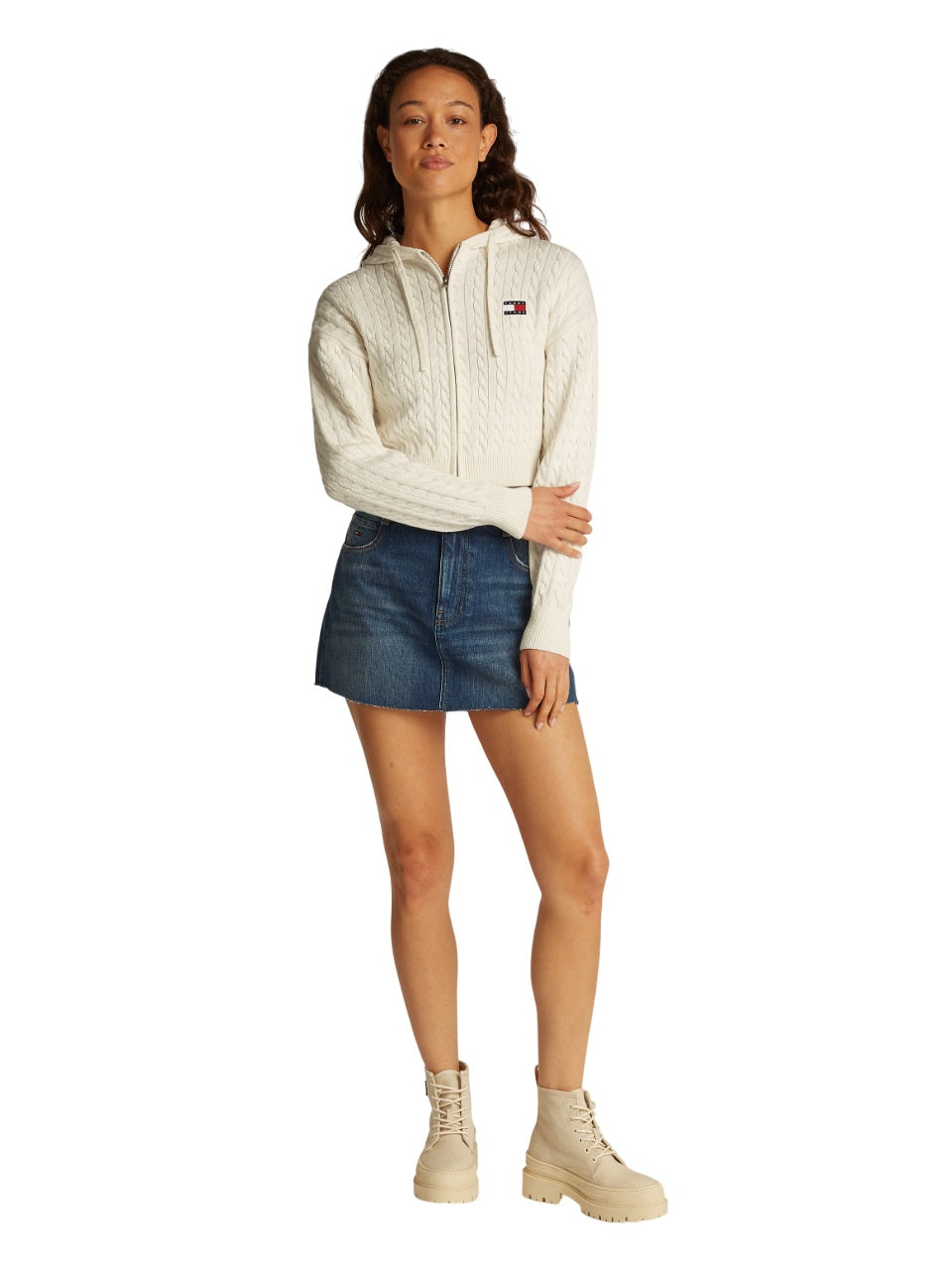 TOMMY JEANS Full-Zip Hoodie for Women