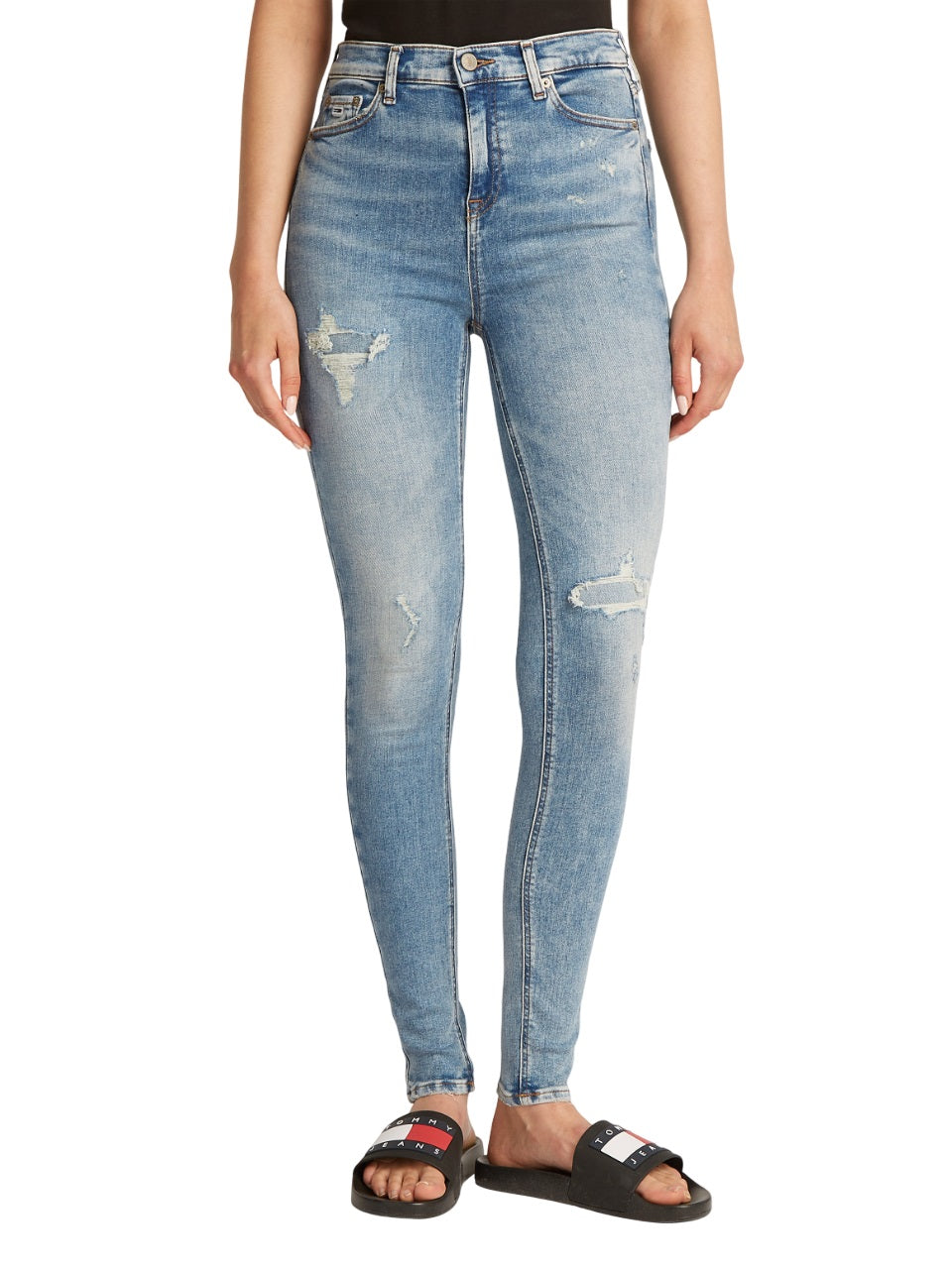 TOMMY JEANS Mid-Rise Skinny Jeans for Women