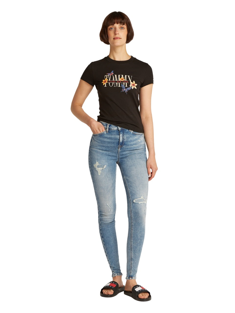 TOMMY JEANS Mid-Rise Skinny Jeans for Women