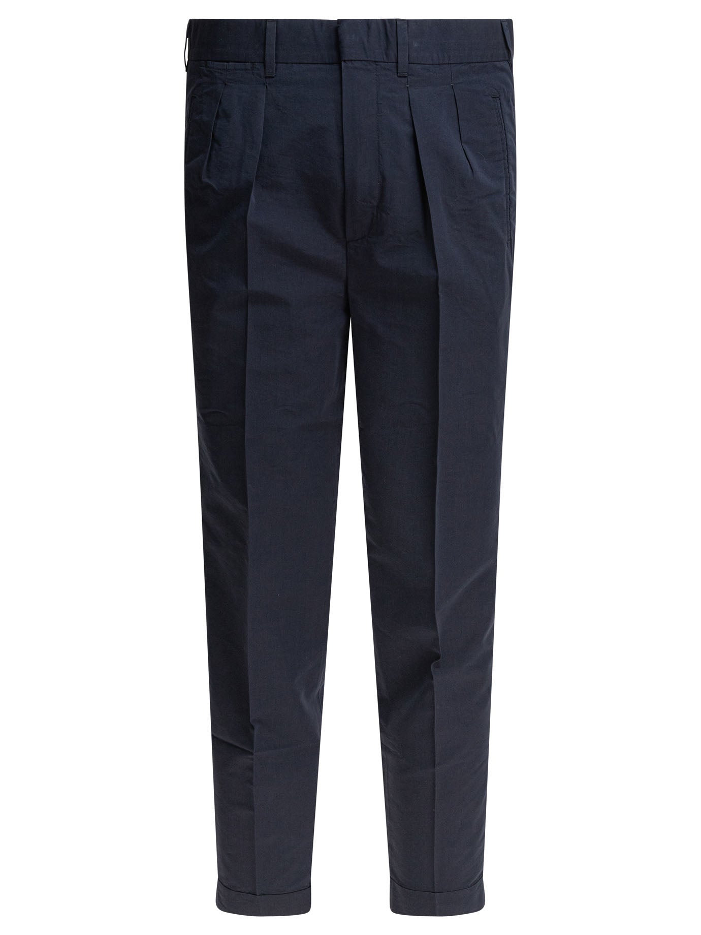 TOM FORD Poplin Trousers with Double Darts