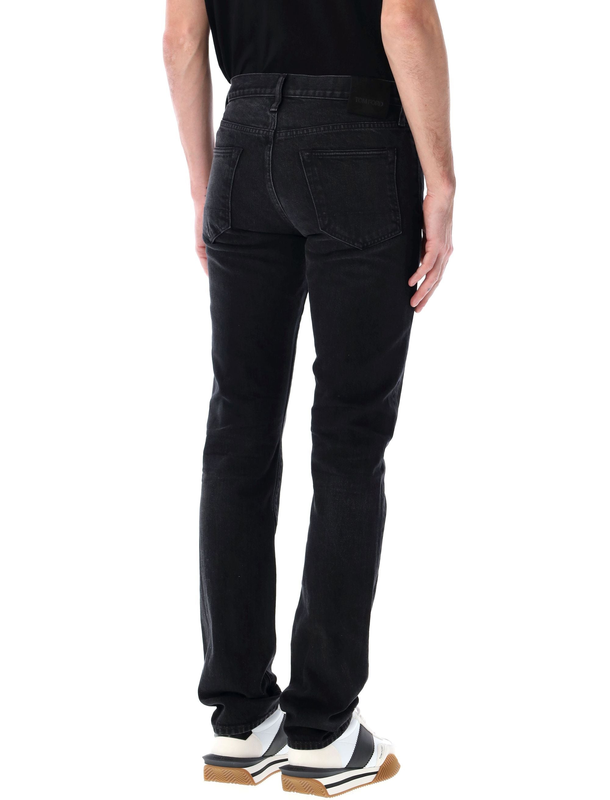 TOM FORD Rid and Repaired Straight Fit Denim Pants - Size 32