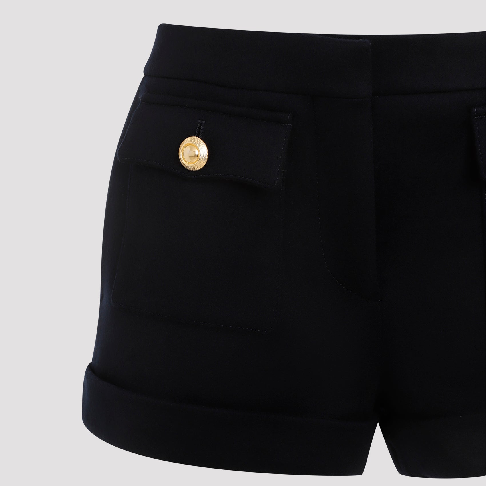 TOM FORD Luxurious Women's Mini Shorts in Virgin Wool and Cashmere