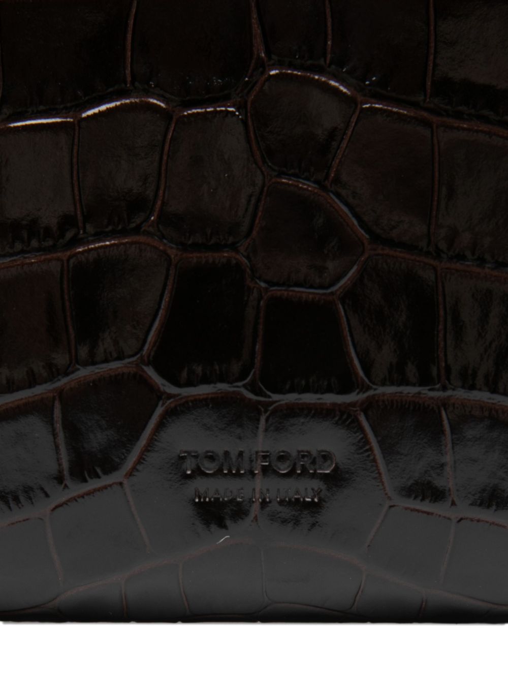 TOM FORD Handbag Mini Clutch in Crocodile-Embossed Leather