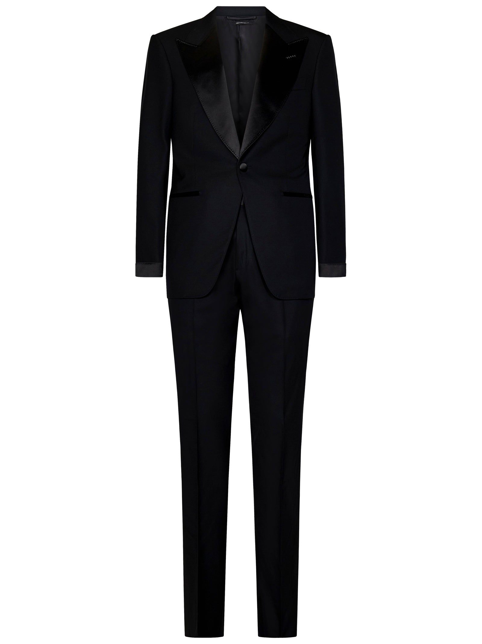 TOM FORD Men's Elegant Wool Tuxedo Suit - Size 48 IT