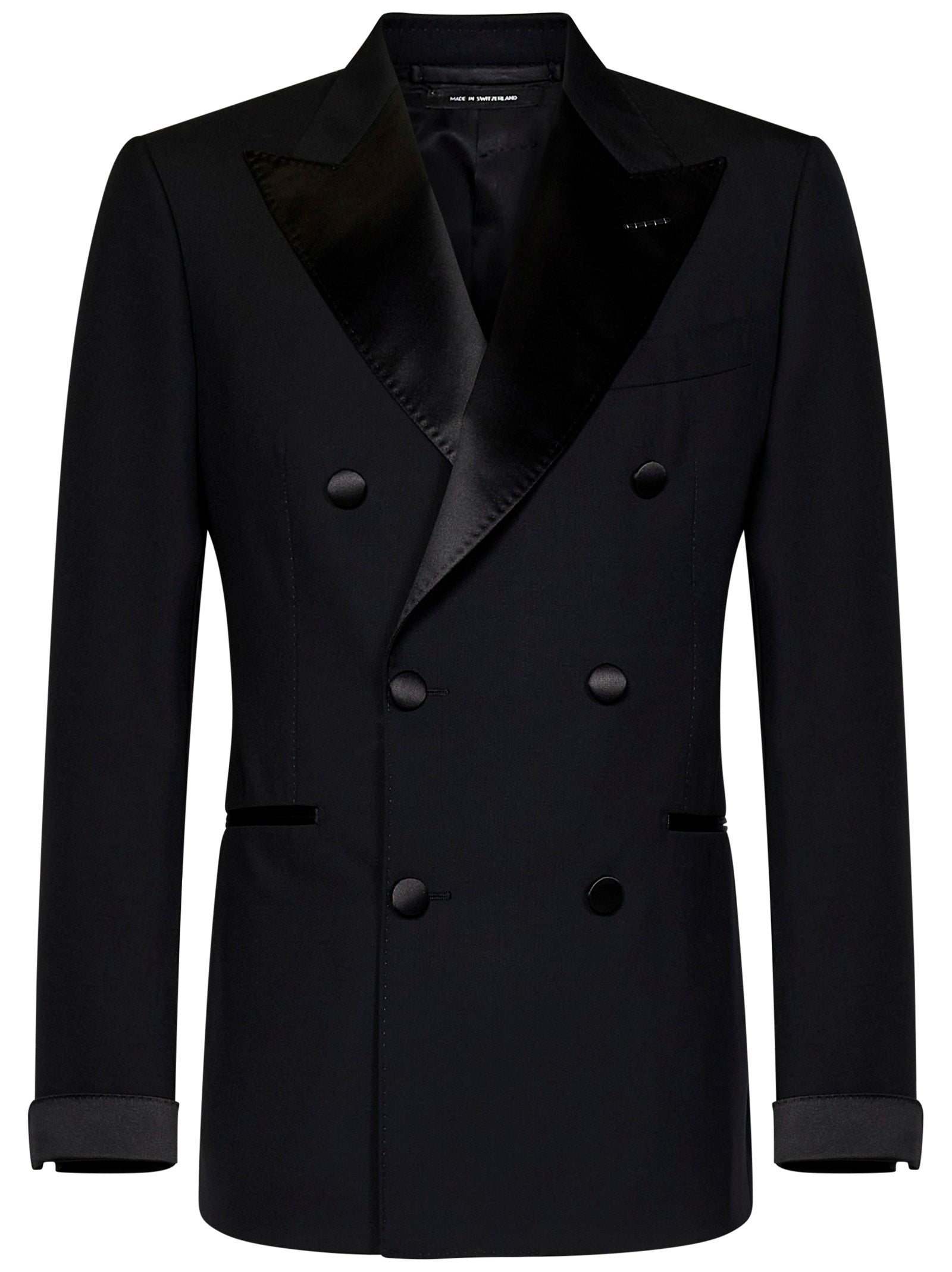 TOM FORD Double-Breasted Tuxedo Blazer for 48 IT
