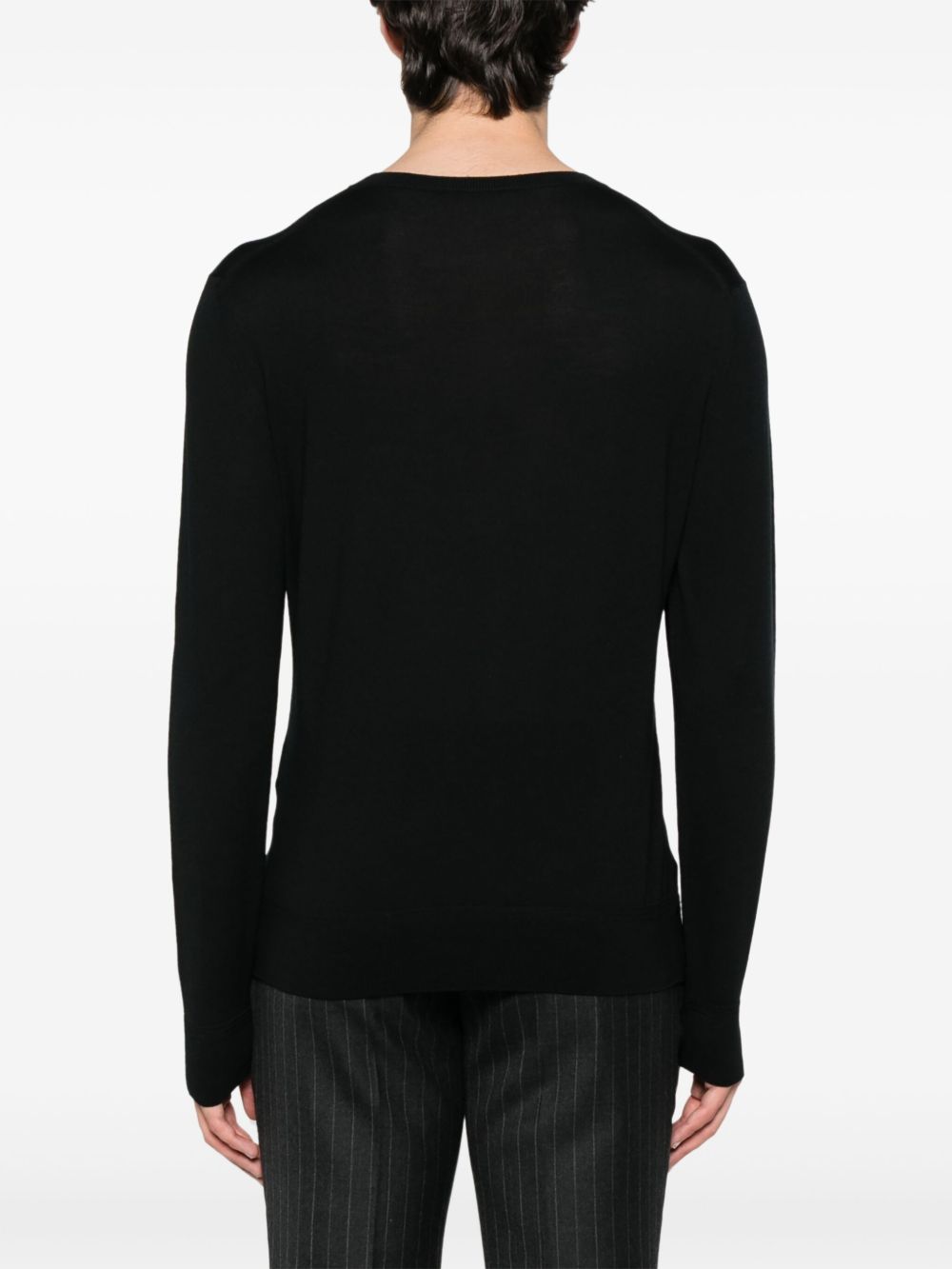 TOM FORD Nero Wool Sweater for Men - Fall Winter 25/26