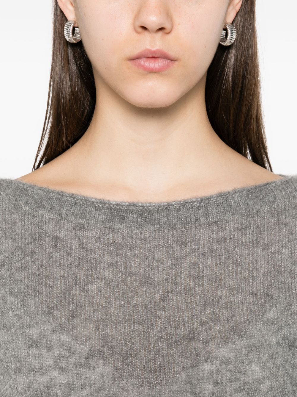 TOM FORD Boat Neck Cashmere-Silk Blend Sweater for Women