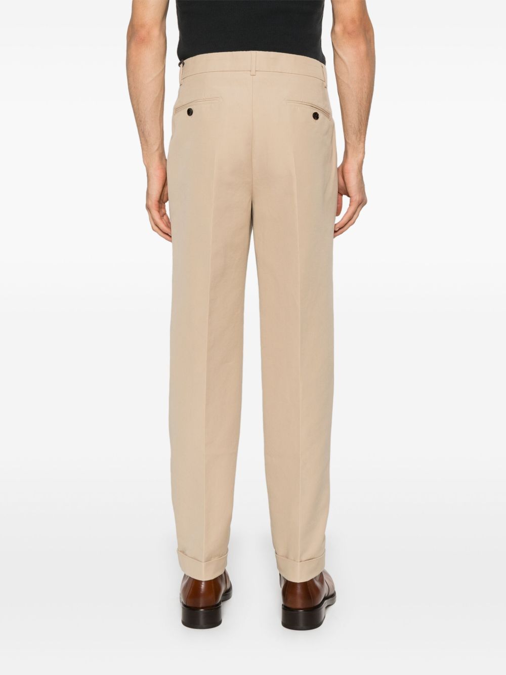 TOM FORD Tapered Trousers with Double Pleats for Men - Spring Summer 25